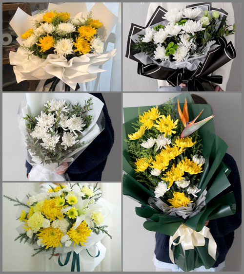 广东江门市恩平市大田镇-白事花束代送